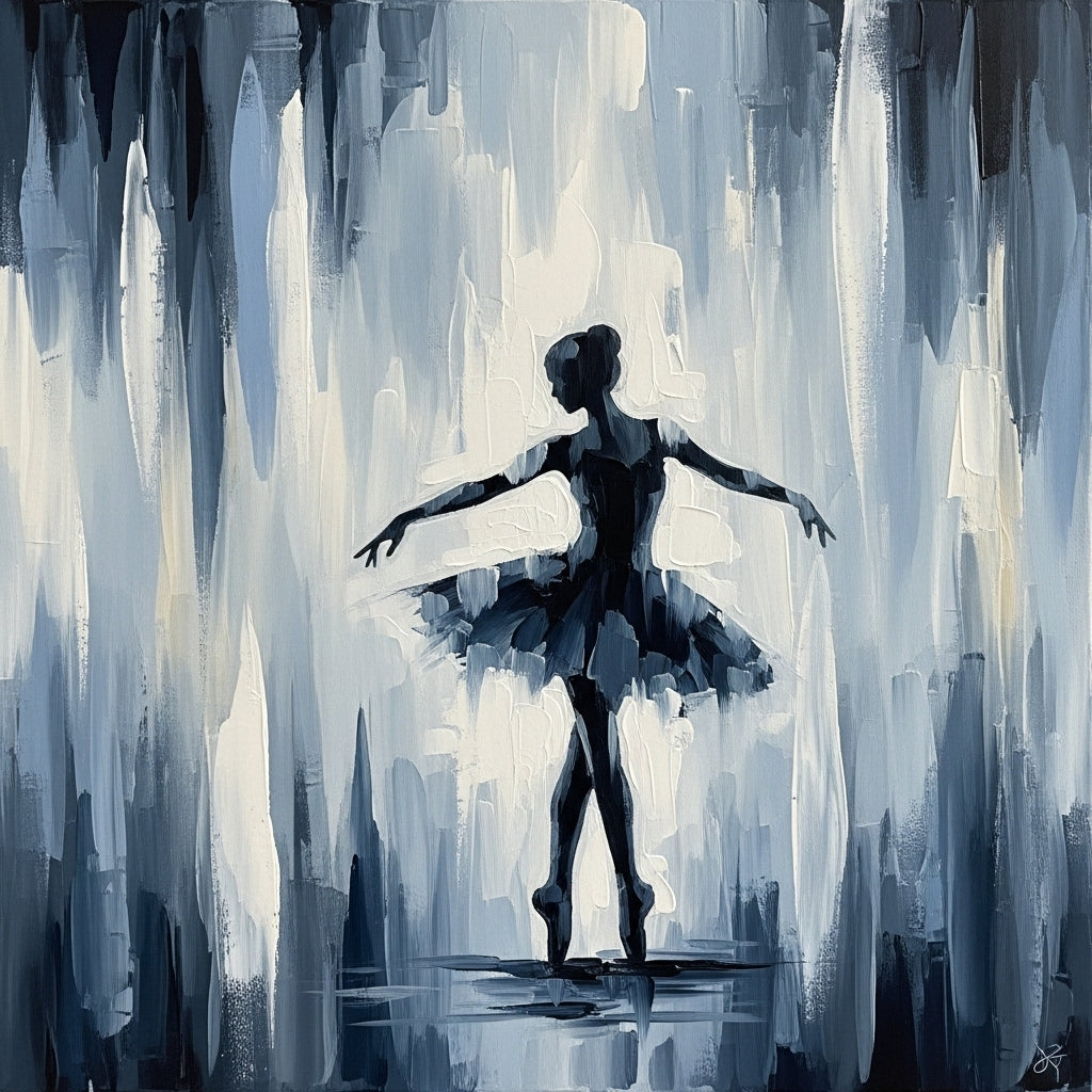 Grace in Shadow - Hand Painting