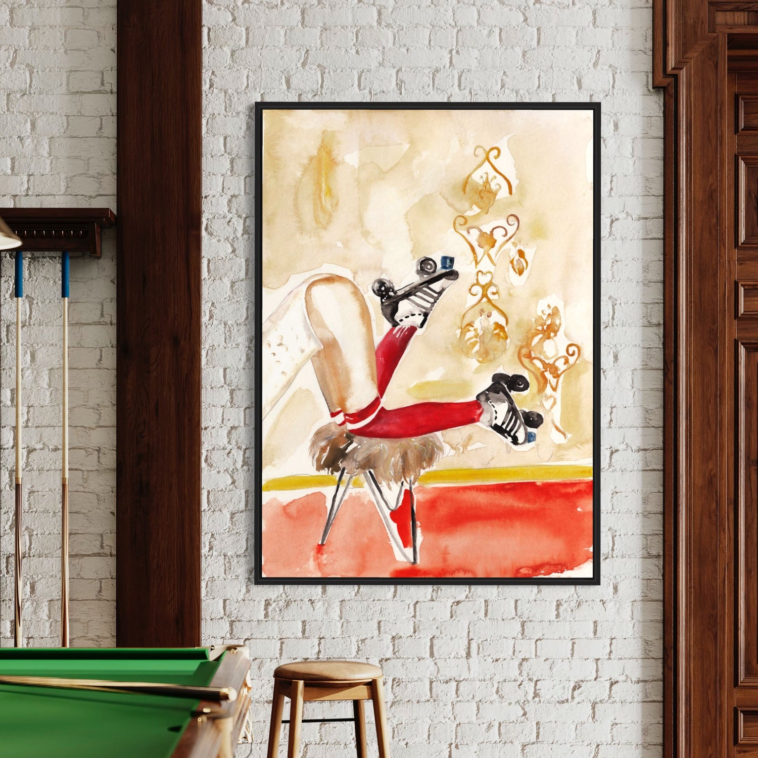 Sucre Art Mural Contemporain Moderne