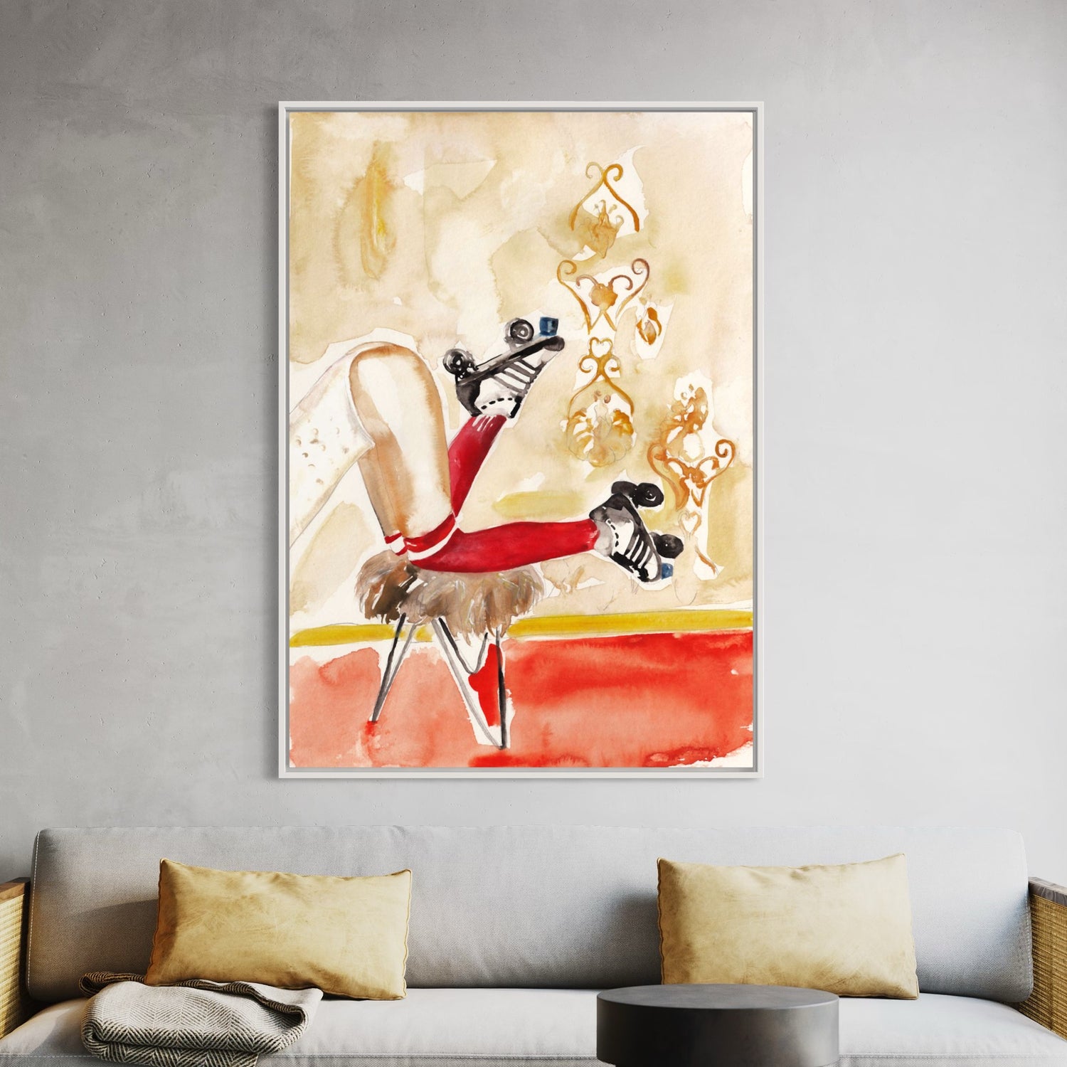 Sucre Art Mural Contemporain Moderne