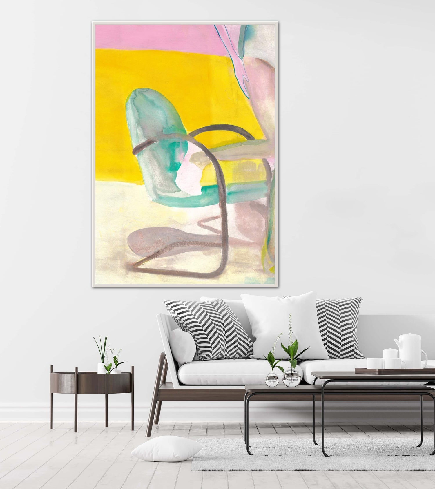 Siebzehn in Spanien Wandkunst im Wohnzimmer