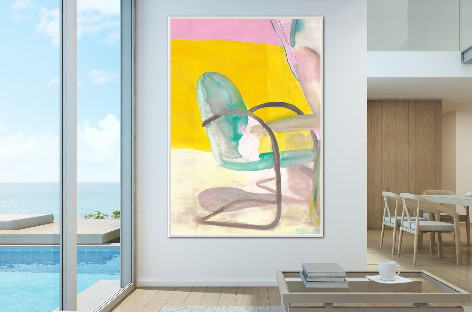 Siebzehn in Spanien Wandkunst im Wohnzimmer