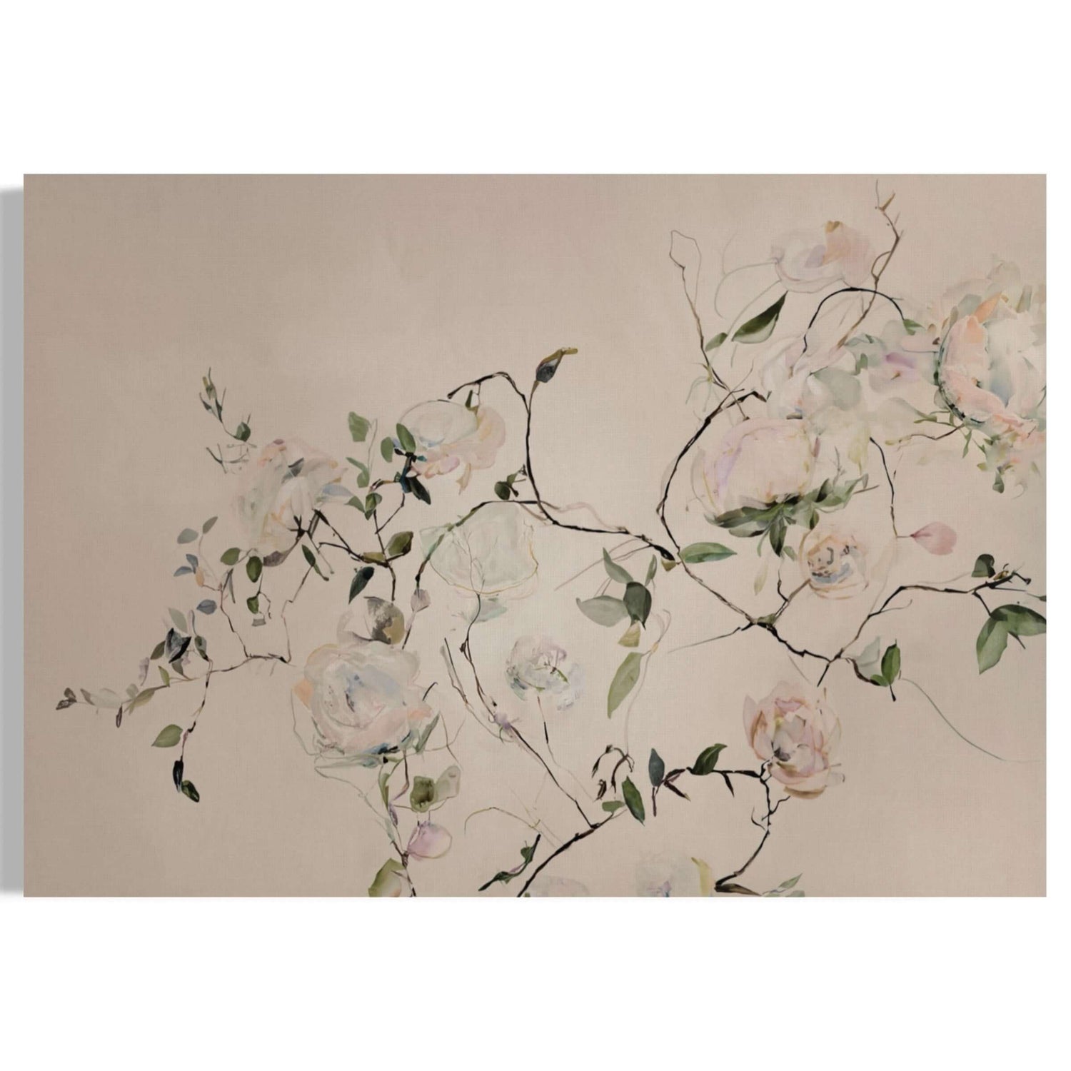 Vigne pastel Wabi Sabi Wall Art
