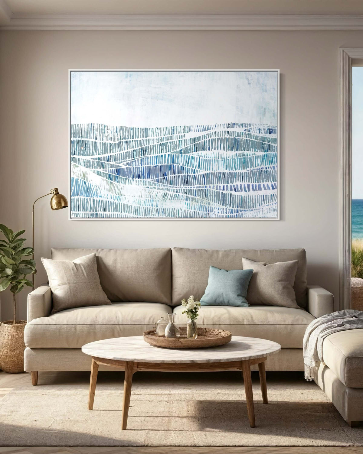 Ocean Waves - Hand Painting