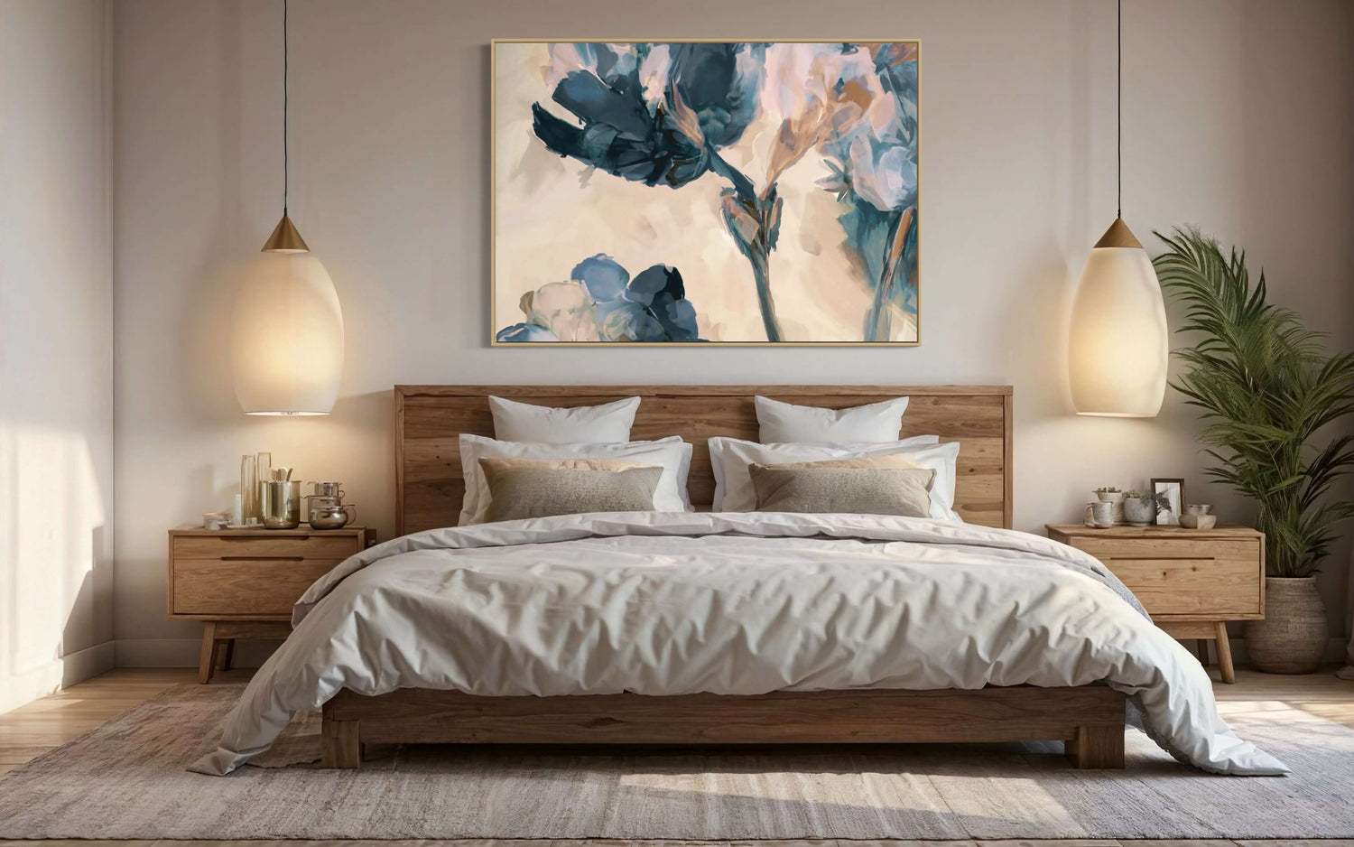 Floreale sulla spiaggia Dining Room Wall Art