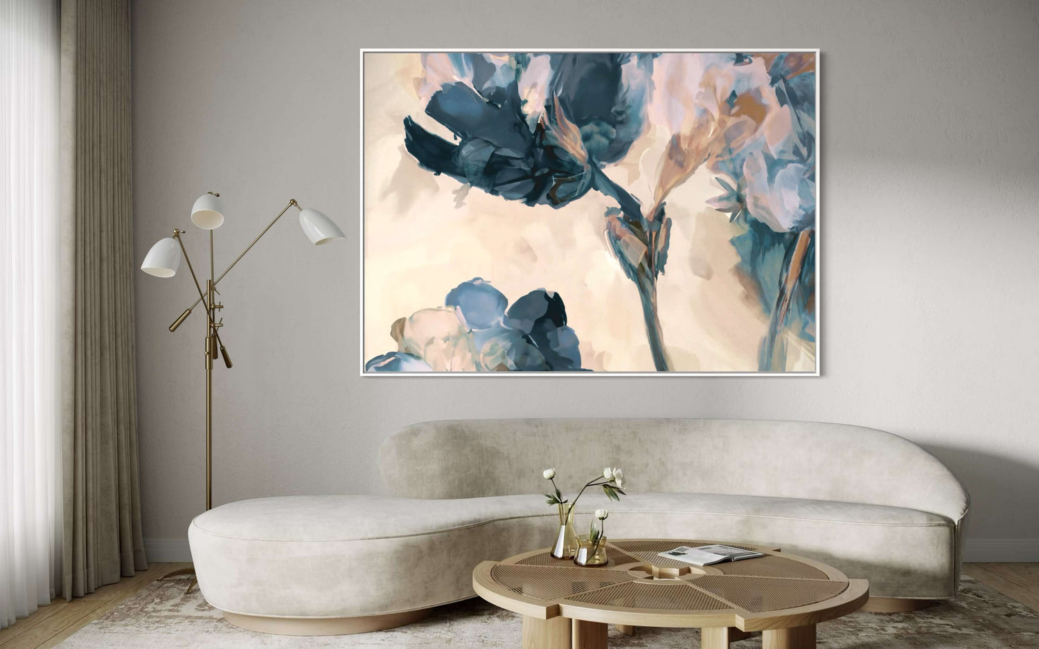 Floreale sulla spiaggia Dining Room Wall Art