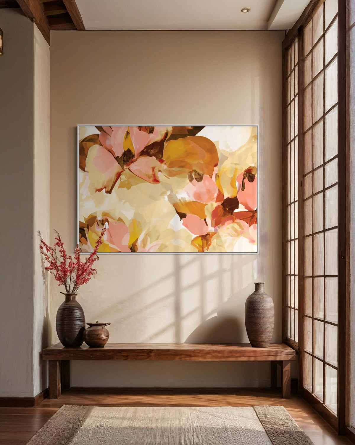 Sunny Floral - Hand Painting