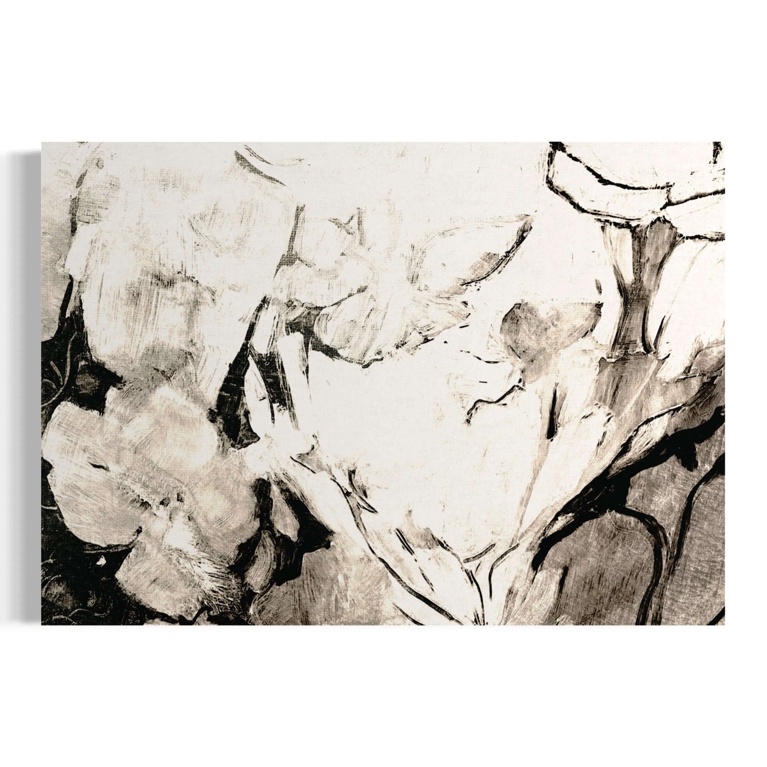 Floral negro  Dining Room Wall Art