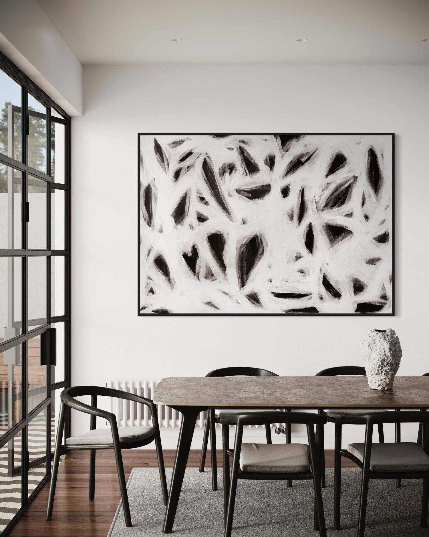 Resumen del corazón oculto  Dining Room Wall Art