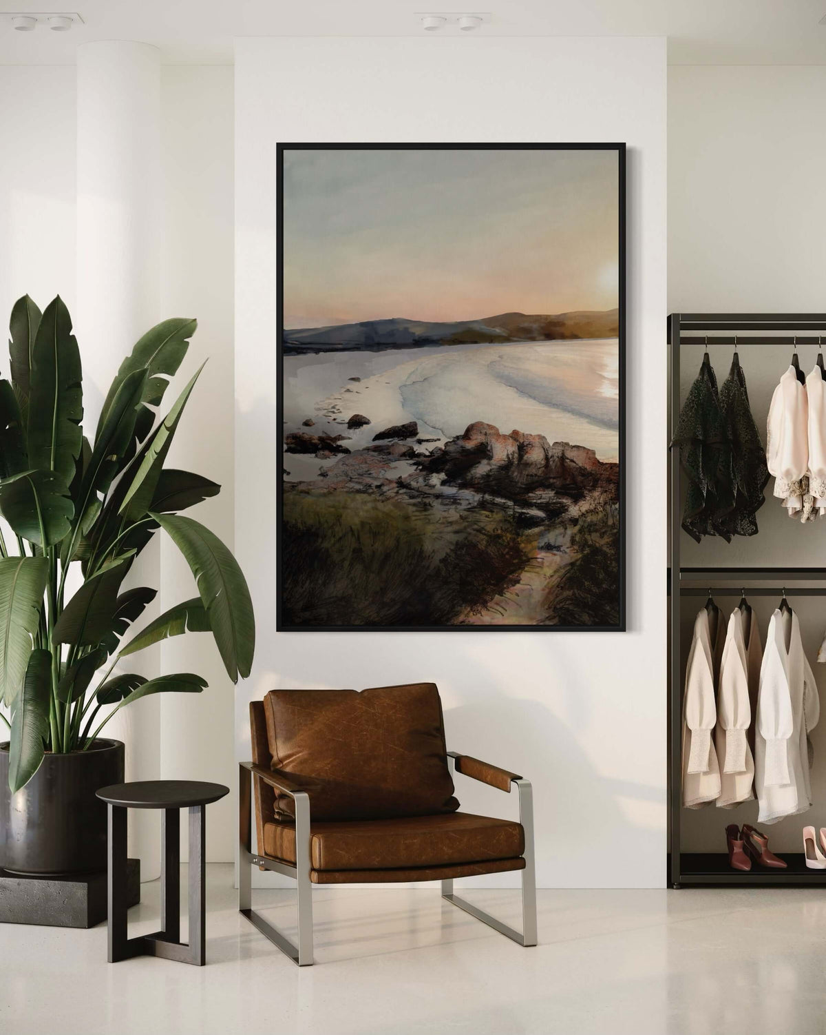 Binalong Bay Beach - Hand Painting