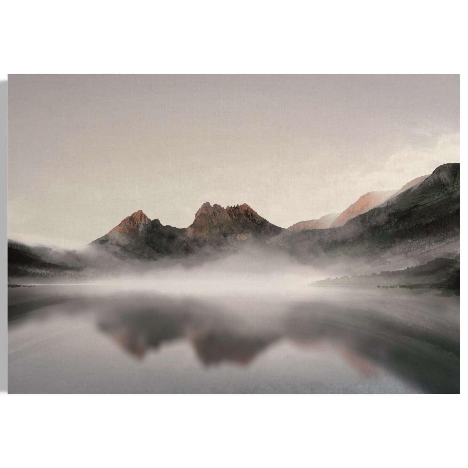 Amanecer en la montaña Cradle  Dining Room Wall Art