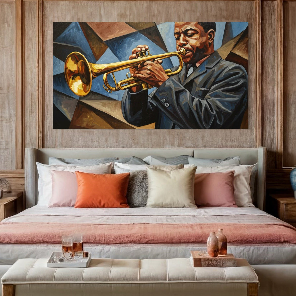 Jazz Echoes - Hand Painting