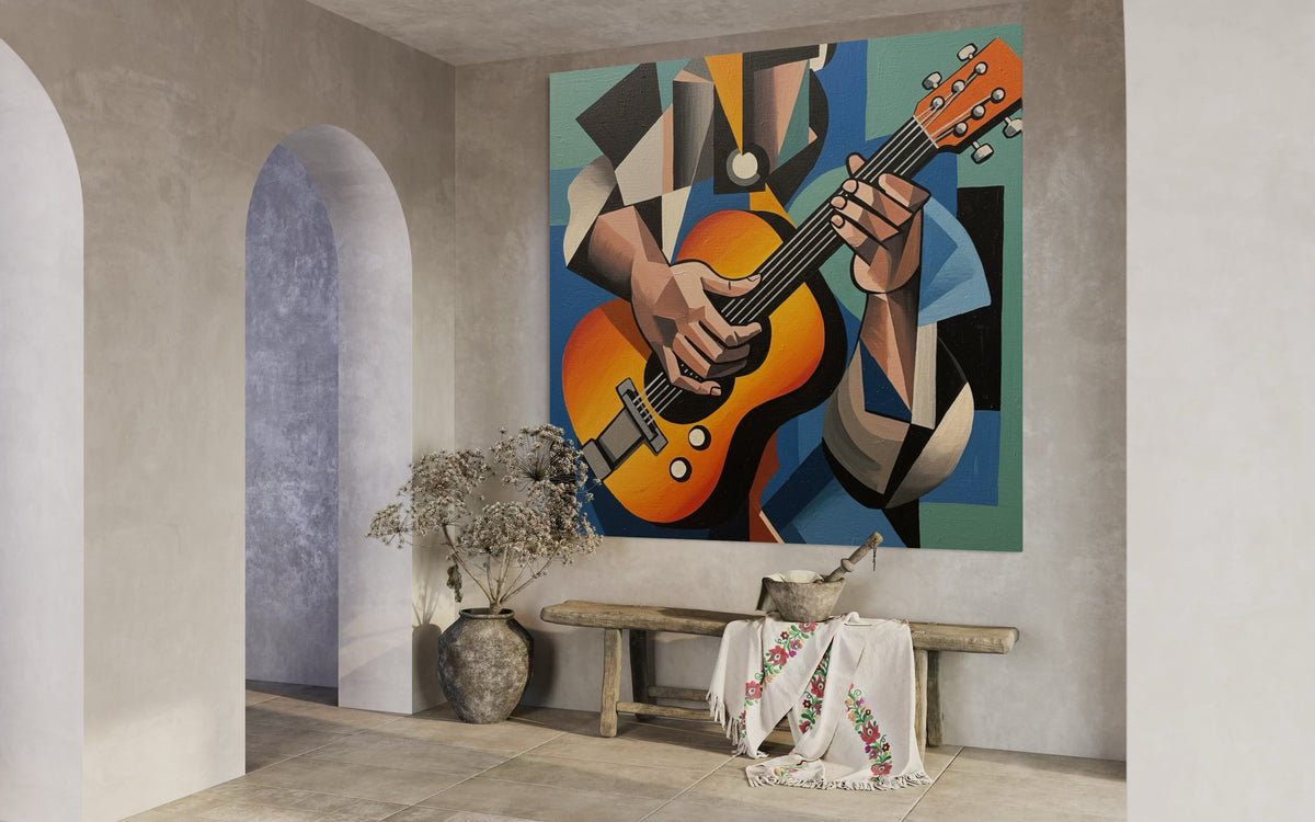 Cubist Chord - Hand Painting