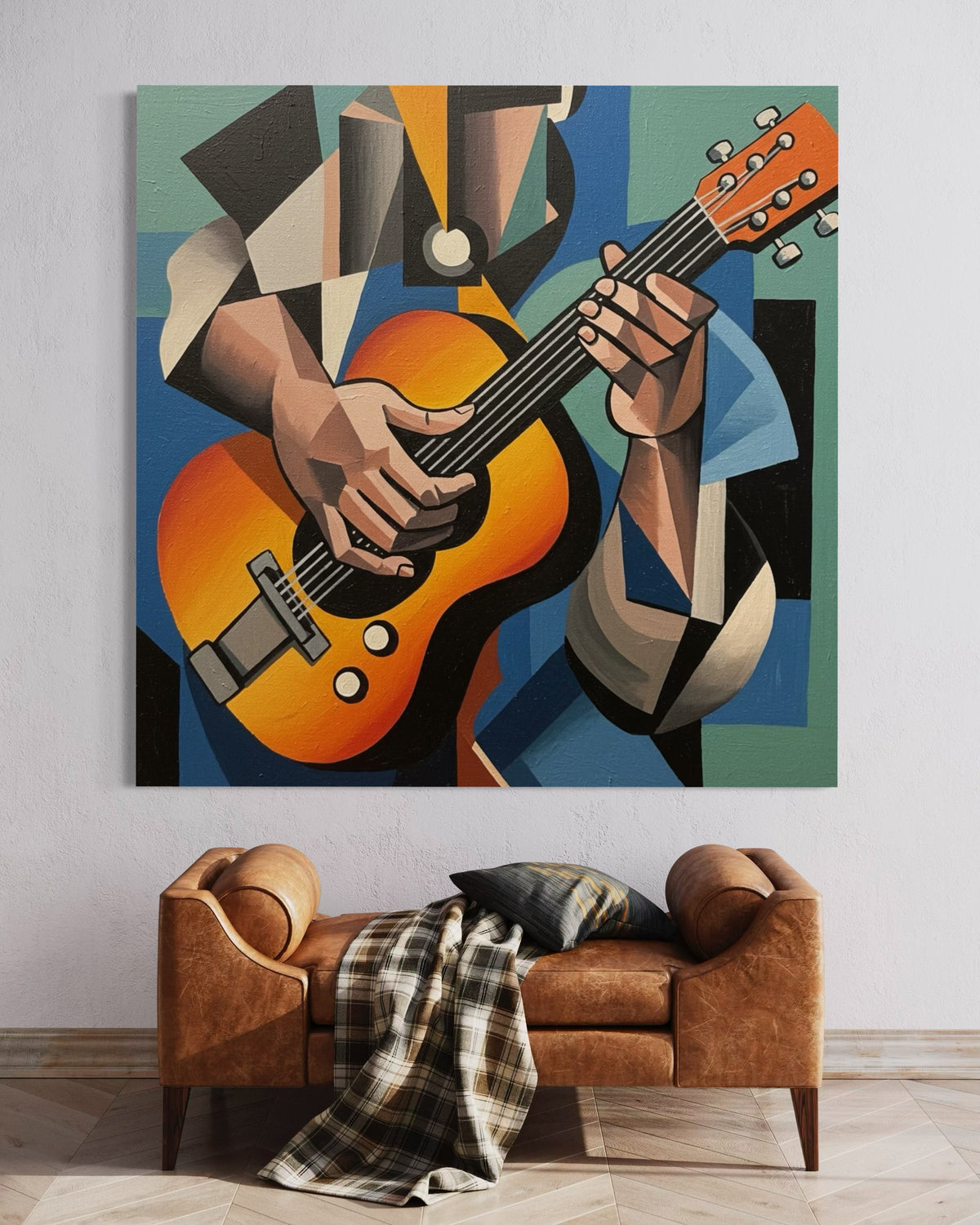 Cubist Chord - Hand Painting