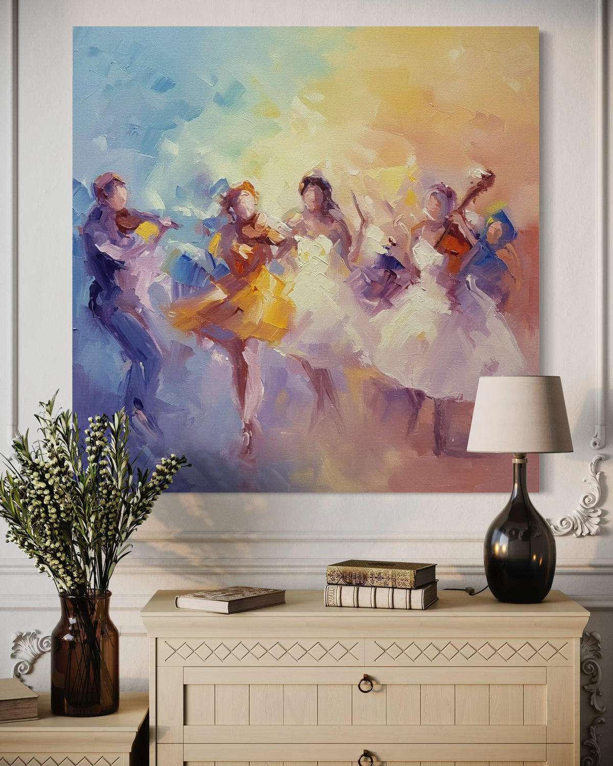 Rhythmic Hues - Hand Painting