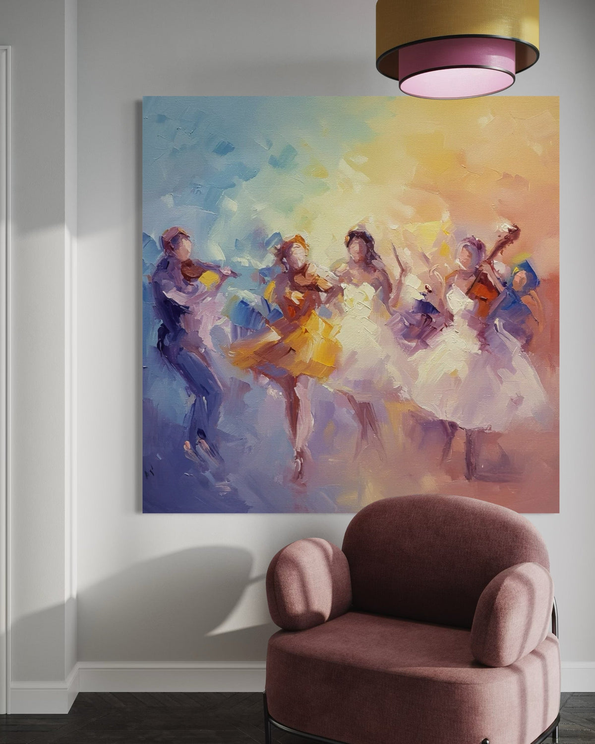 Rhythmic Hues - Hand Painting