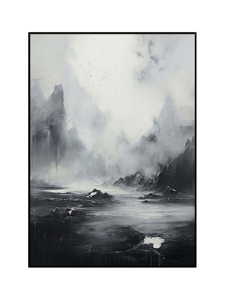 Overcast Wall Art - Hand Painting