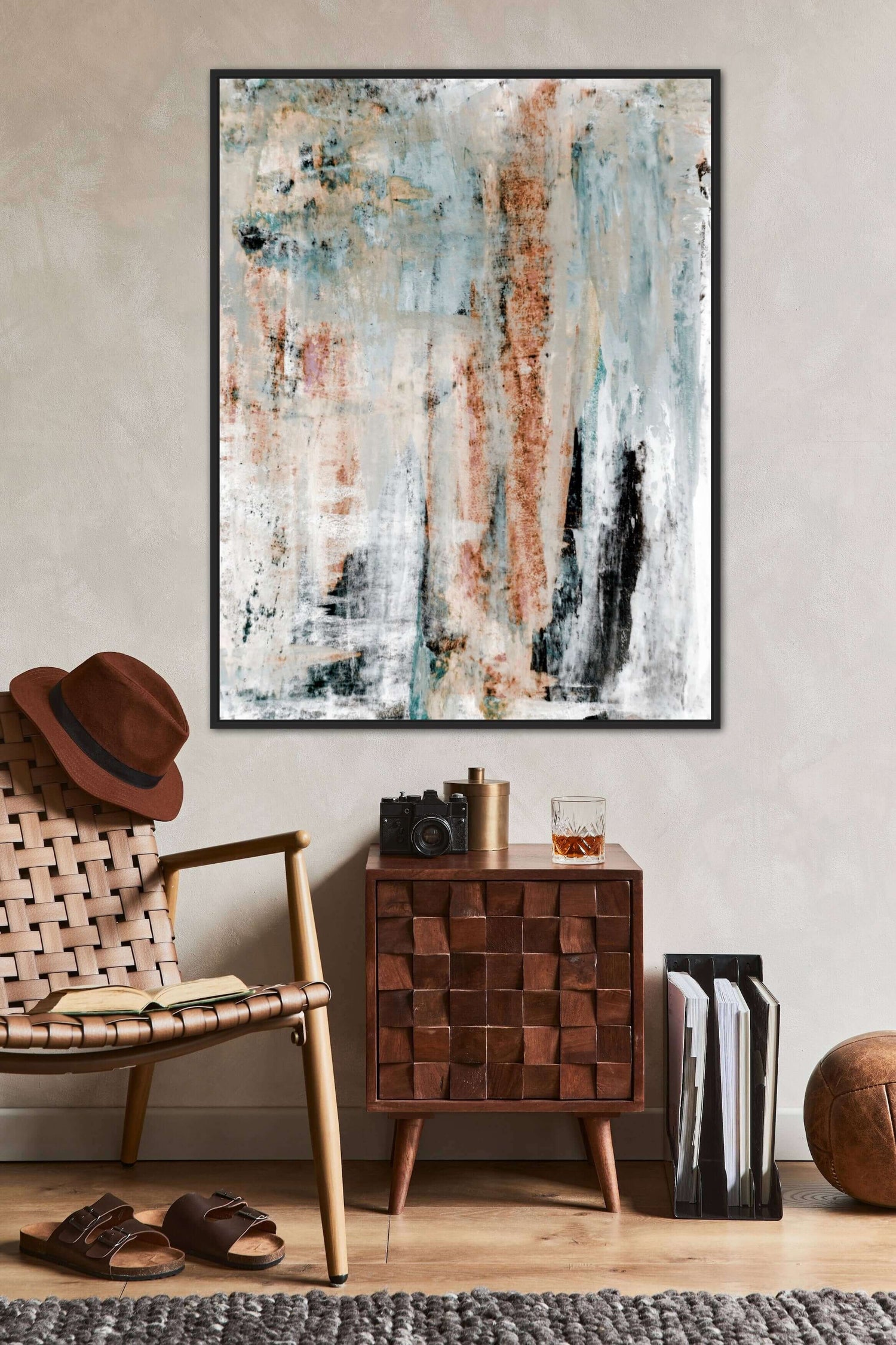 Tapestry of Colors Staircase Wall Art