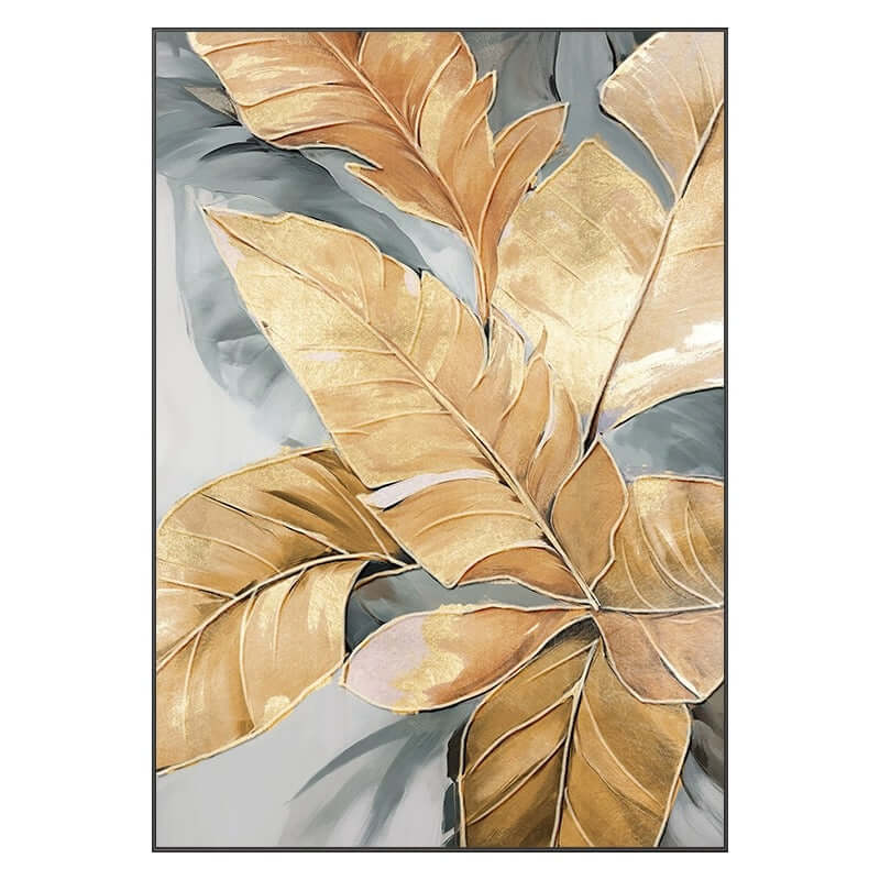 Golden Leaf - Hand Painting