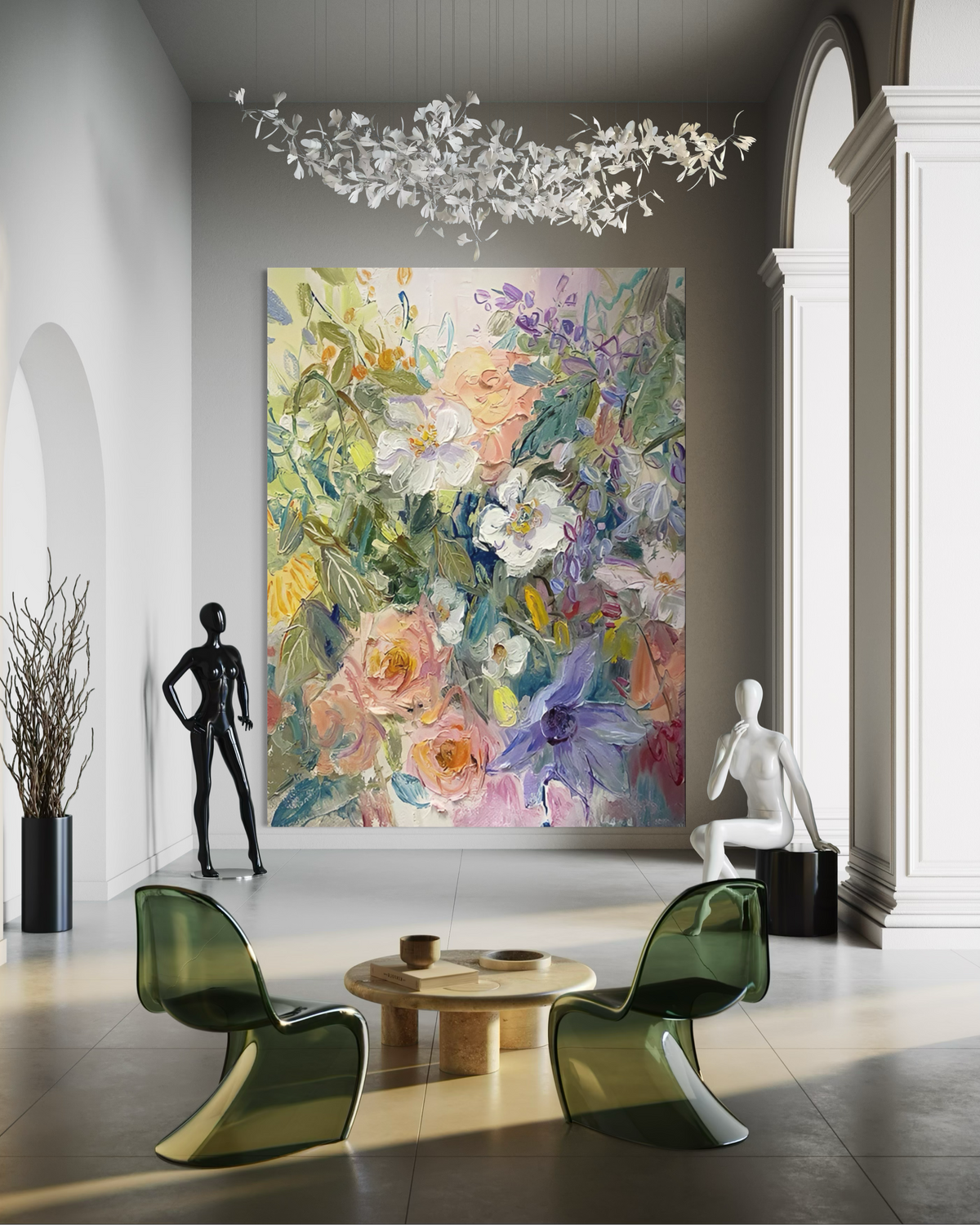 Petal Frenzy - Hand Painting