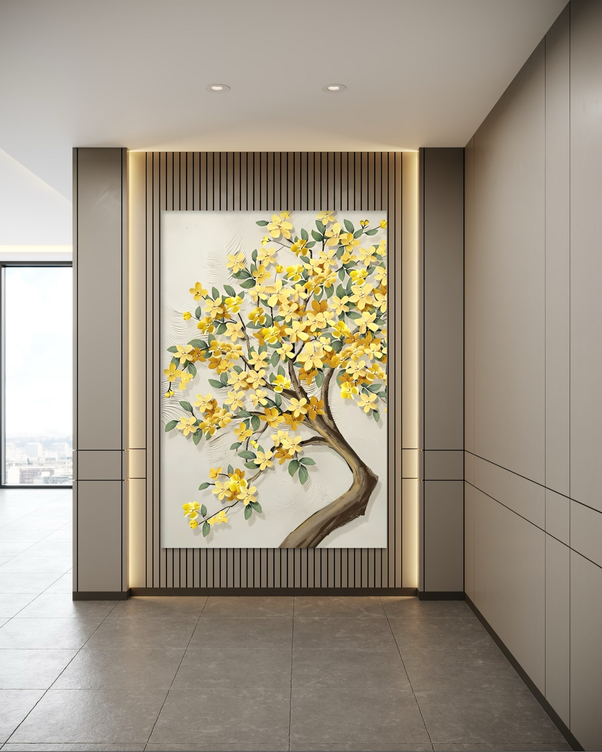 Blooming Canopy 1 - Hand Painting
