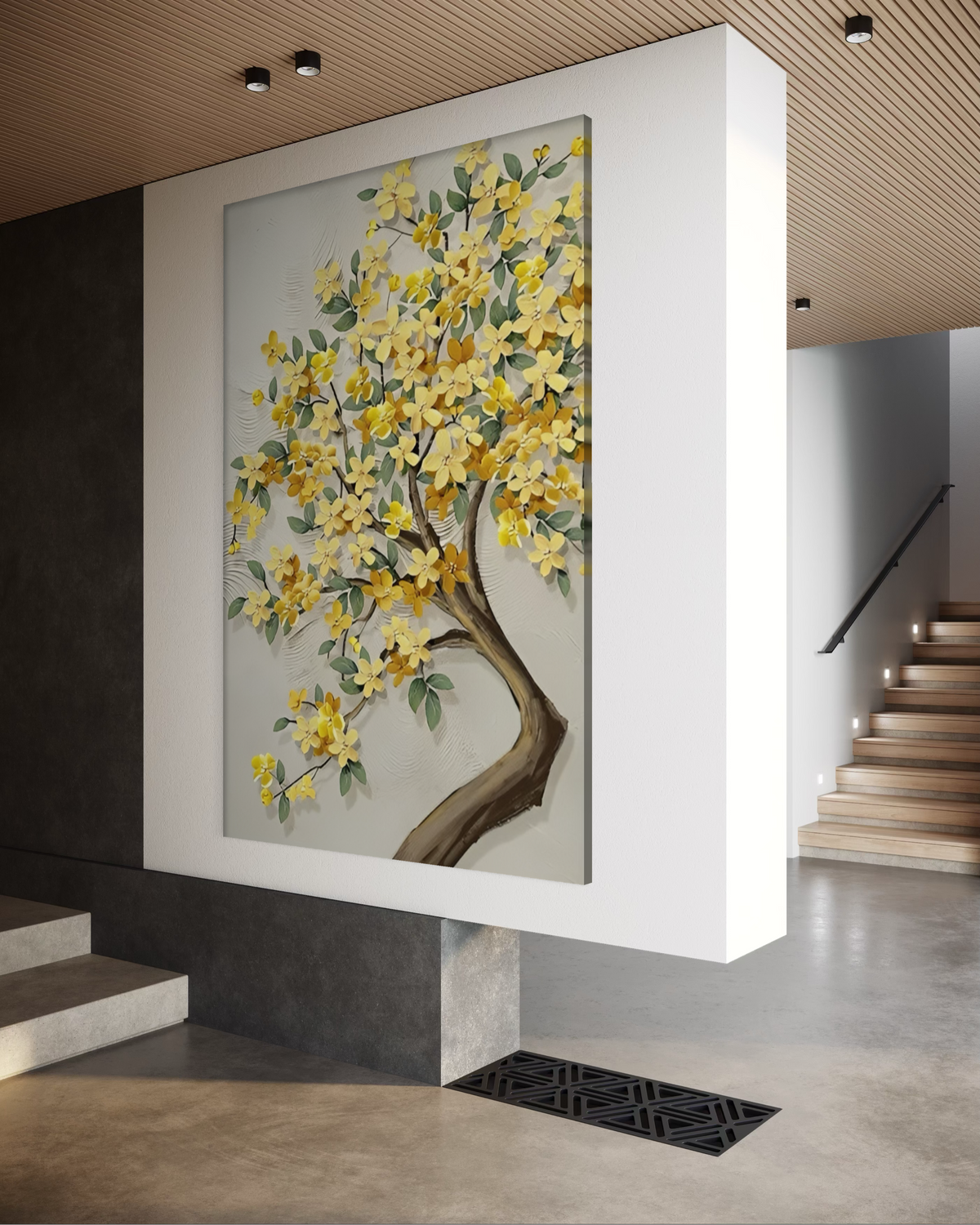 Blooming Canopy 1 - Hand Painting