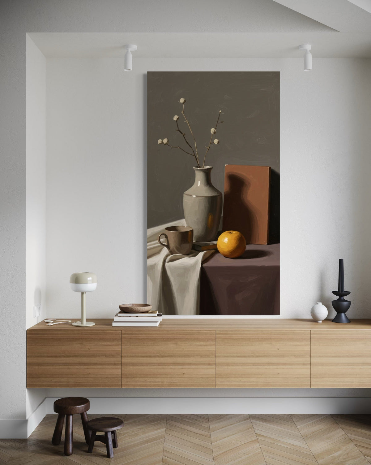 Earthen Quiet - Hand Painting