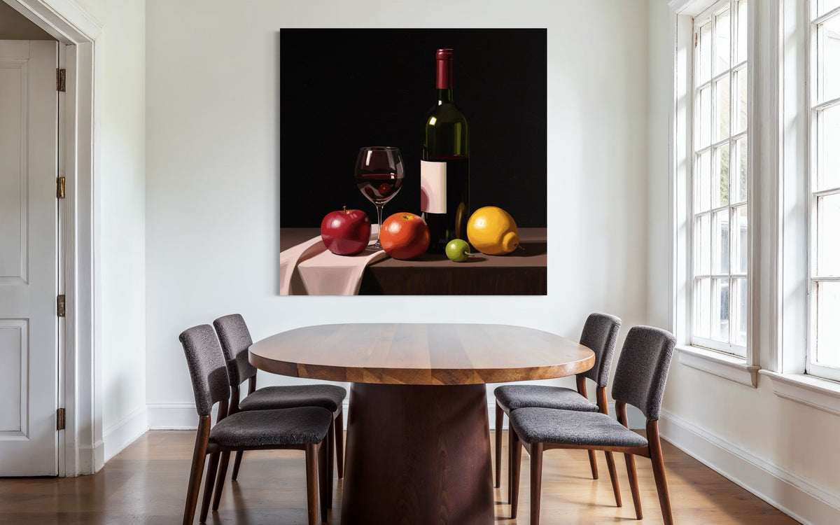 The Sommelier’s Pause - Hand Painting