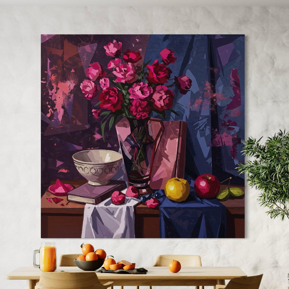 Shattered Petals - Hand Painting