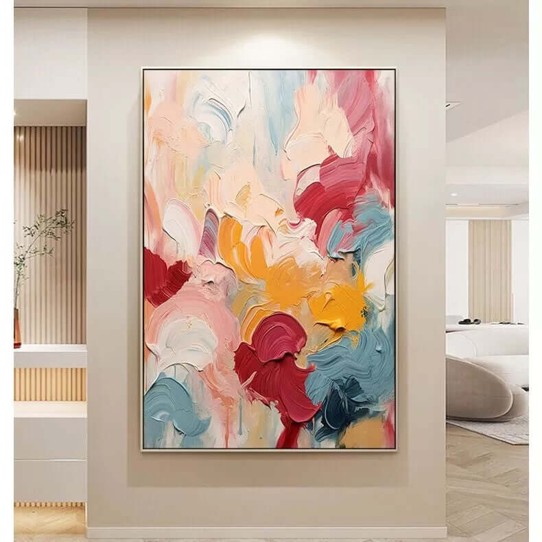 Layers of Color Textured Wall Art