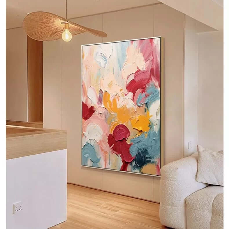 Layers of Color Textured Wall Art