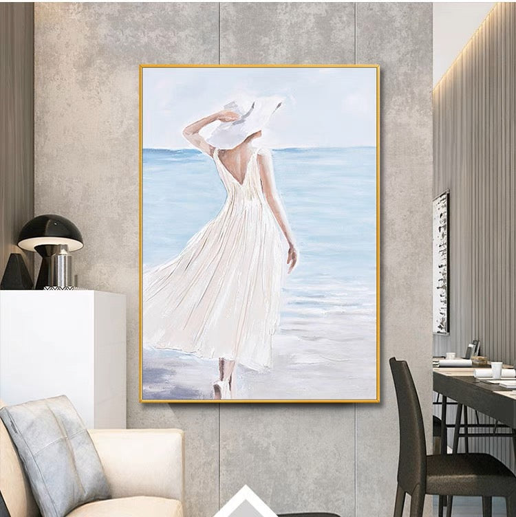 The Ocean’s Reach - Hand Painting