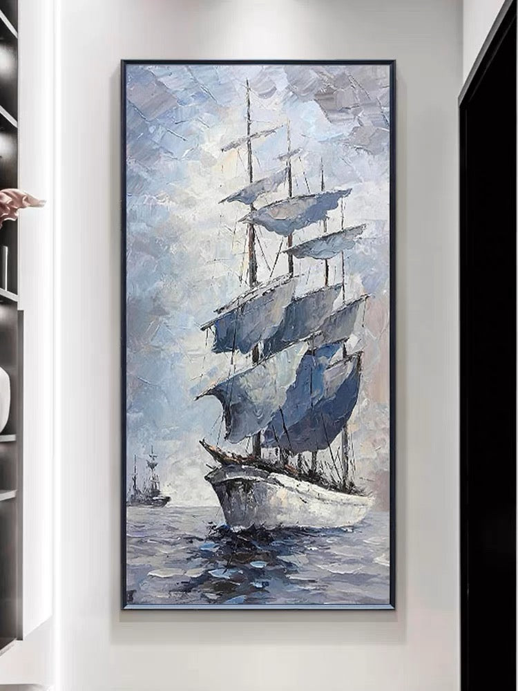 The Sea Calls My Name - Hand Painting