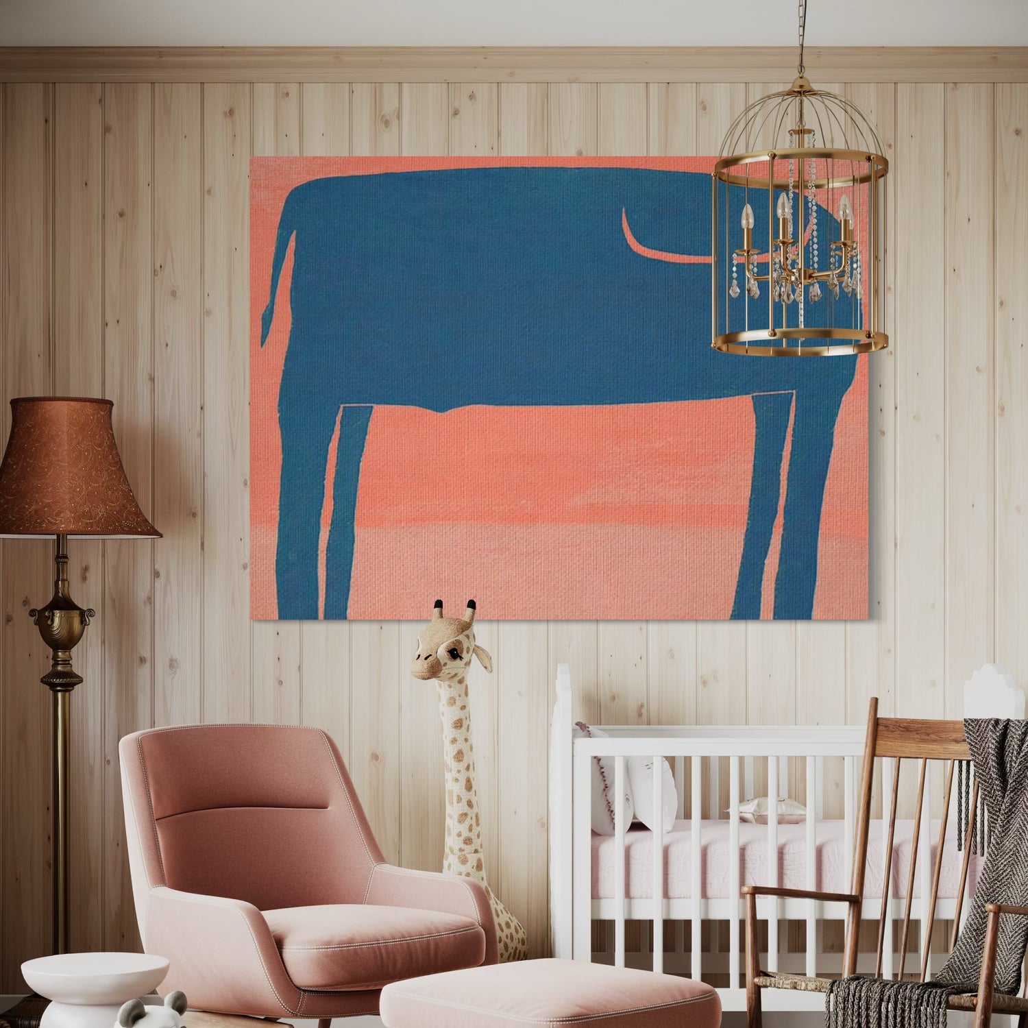 Toro Azul Pink Wall Art