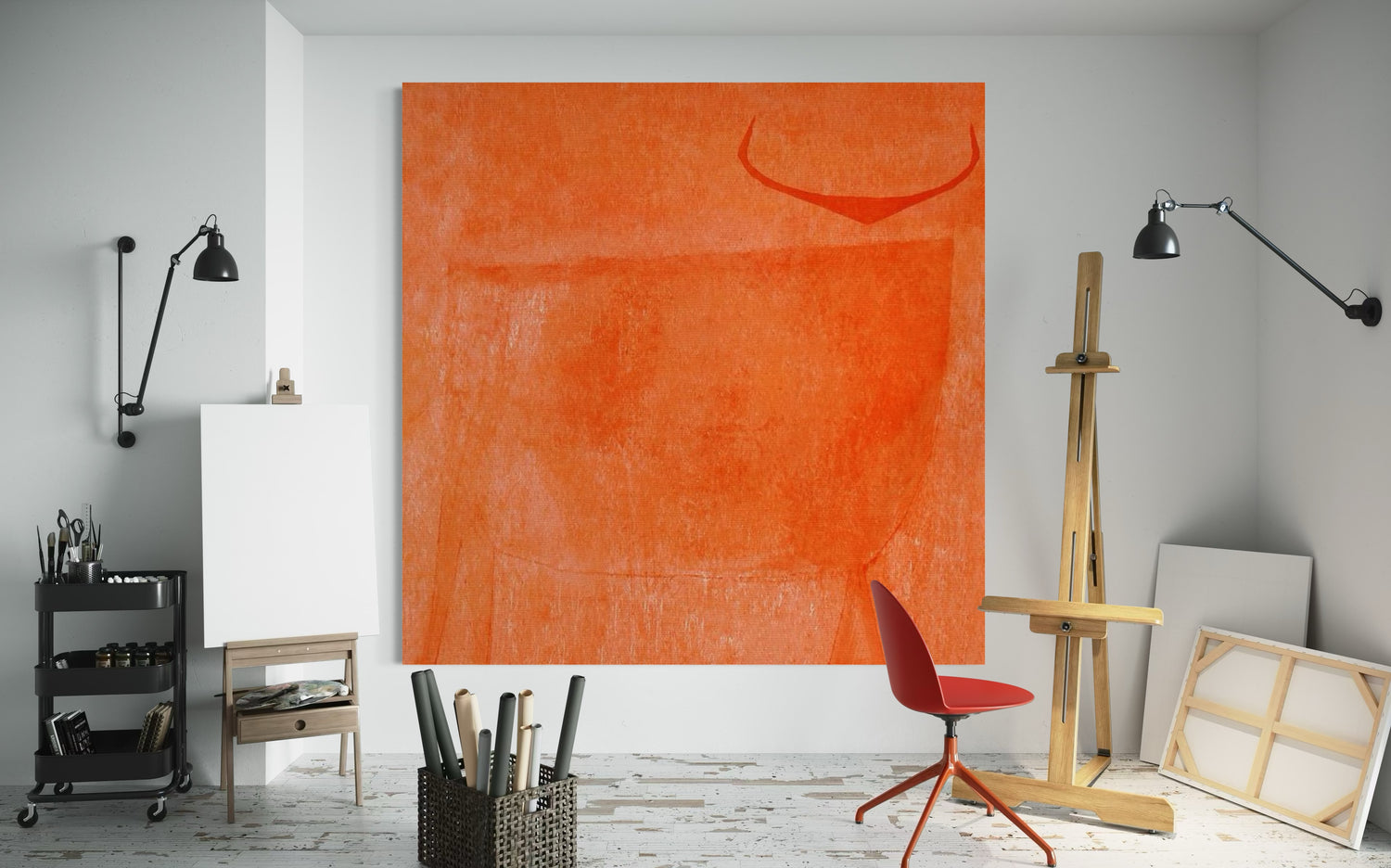 Toro Naranja Dining Room Wall Art
