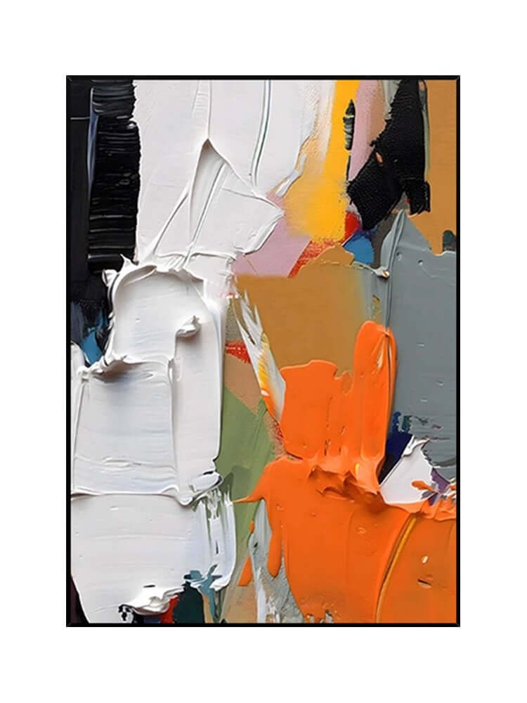Arte de pared texturizado con efecto de erupción