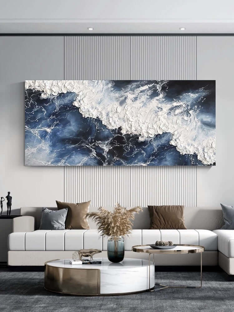 The Waves I Have Seen - Hand Painting