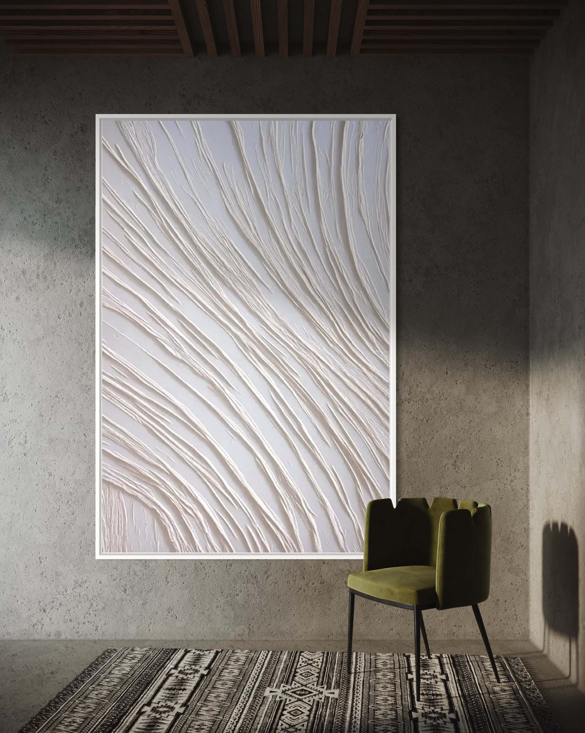 White Adventure - Hand Painting