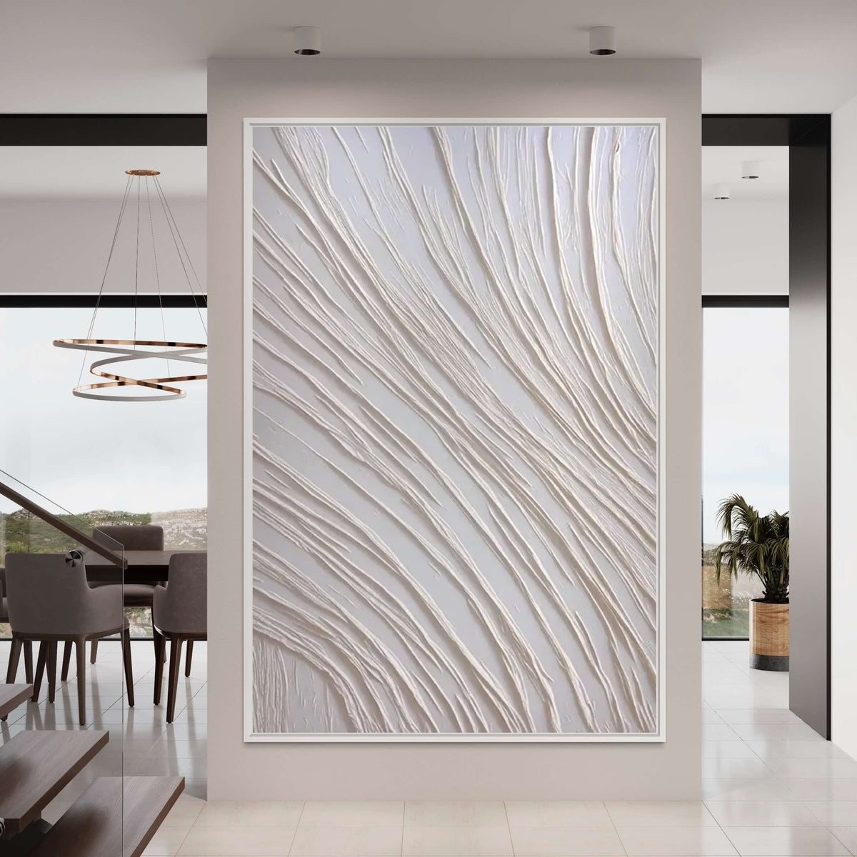 White Adventure - Hand Painting
