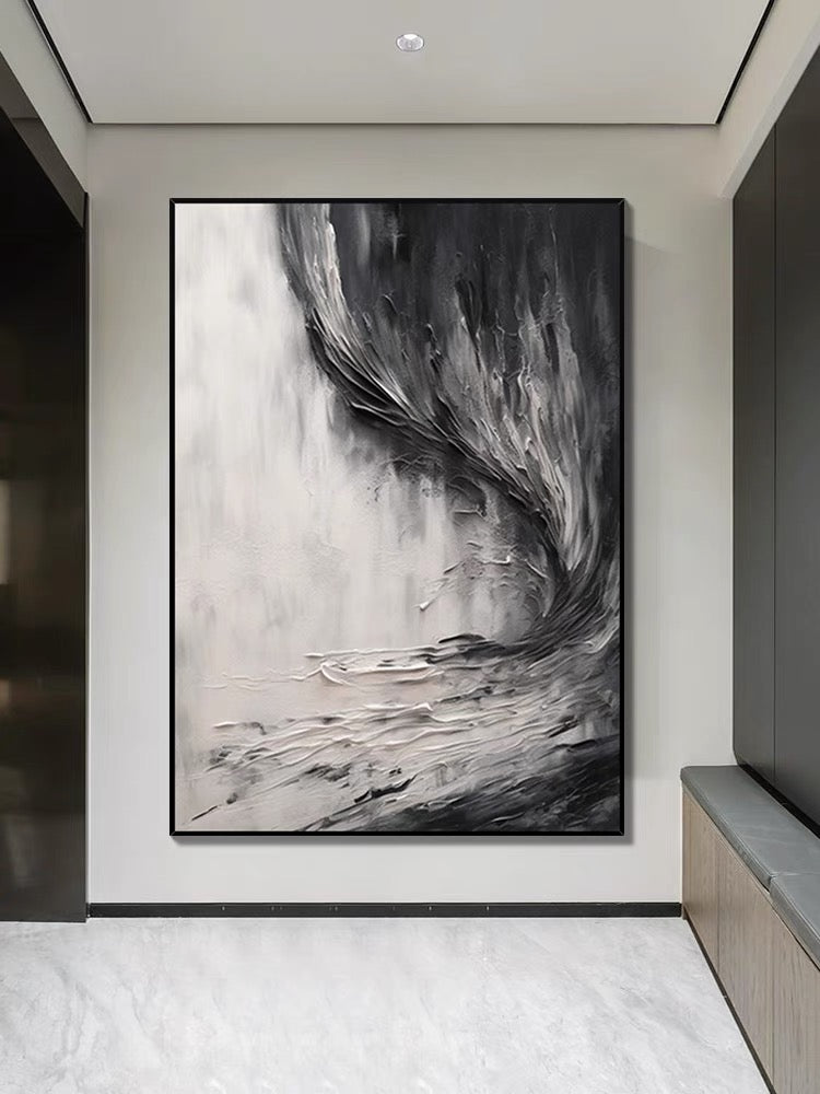 Suddenly Darkened - Hand Painting