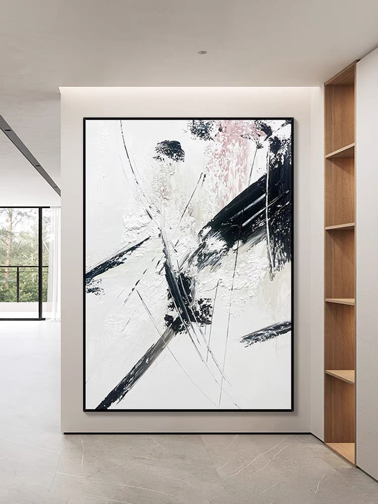 優雅さを大切にします 白黒絵画