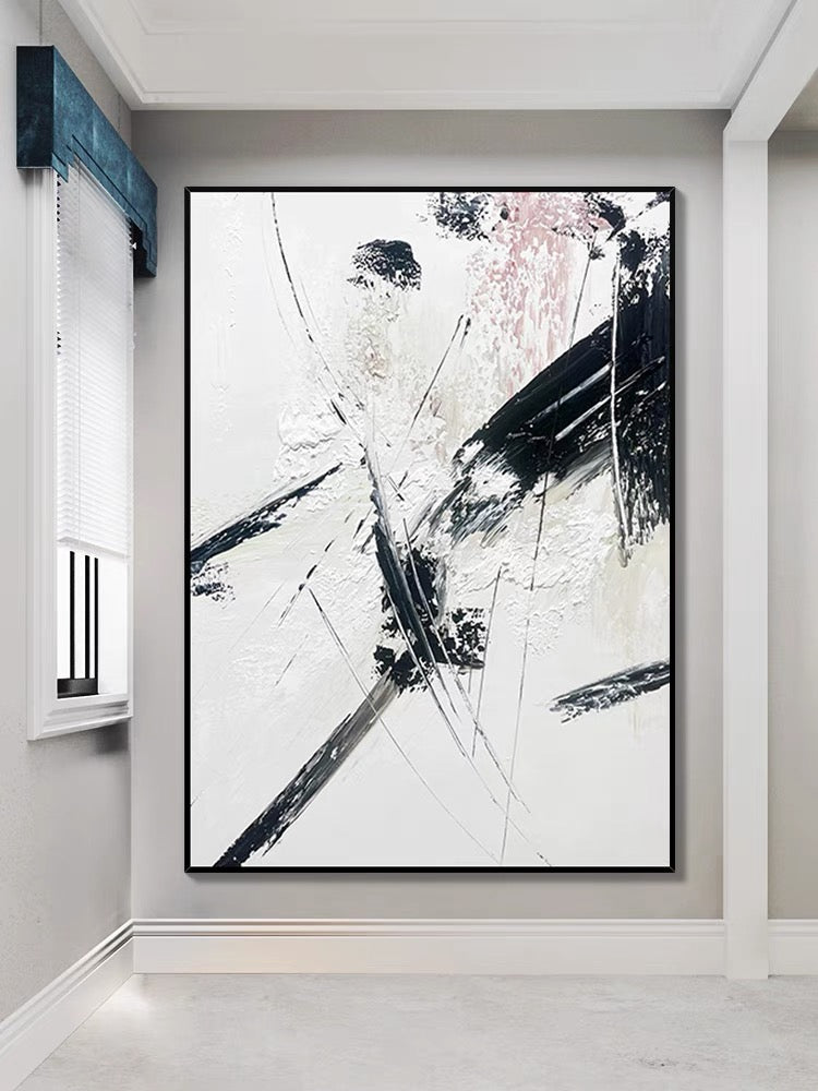 優雅さを大切にします 白黒絵画