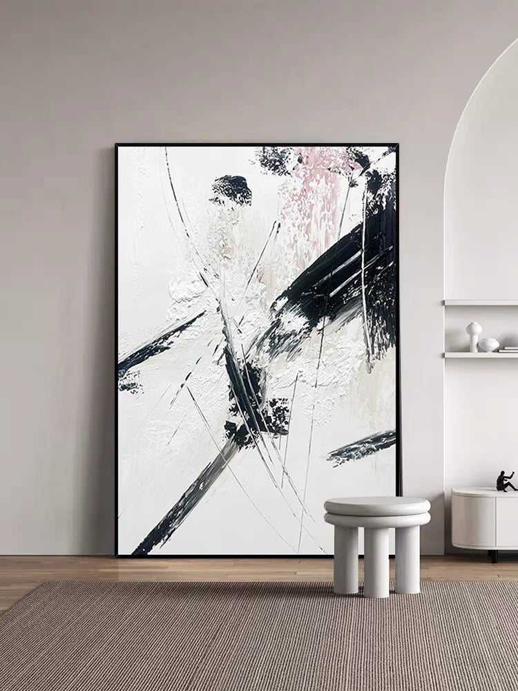 優雅さを大切にします 白黒絵画