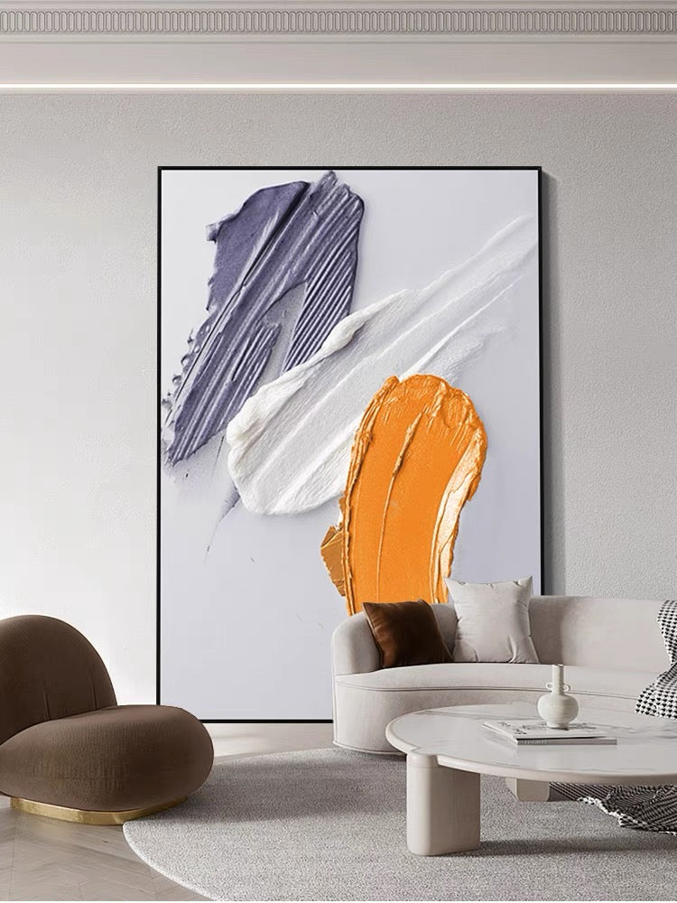Pittura colorata testurizzata