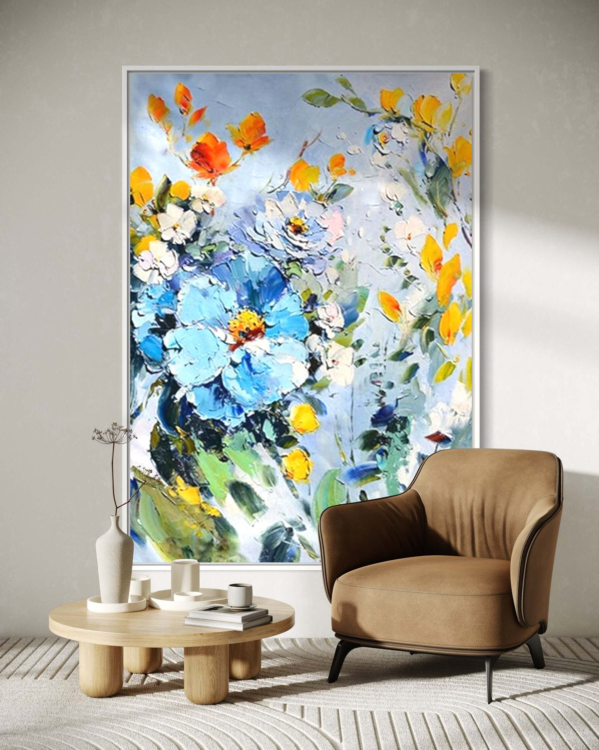 Vibrant Spring - Hand Painting