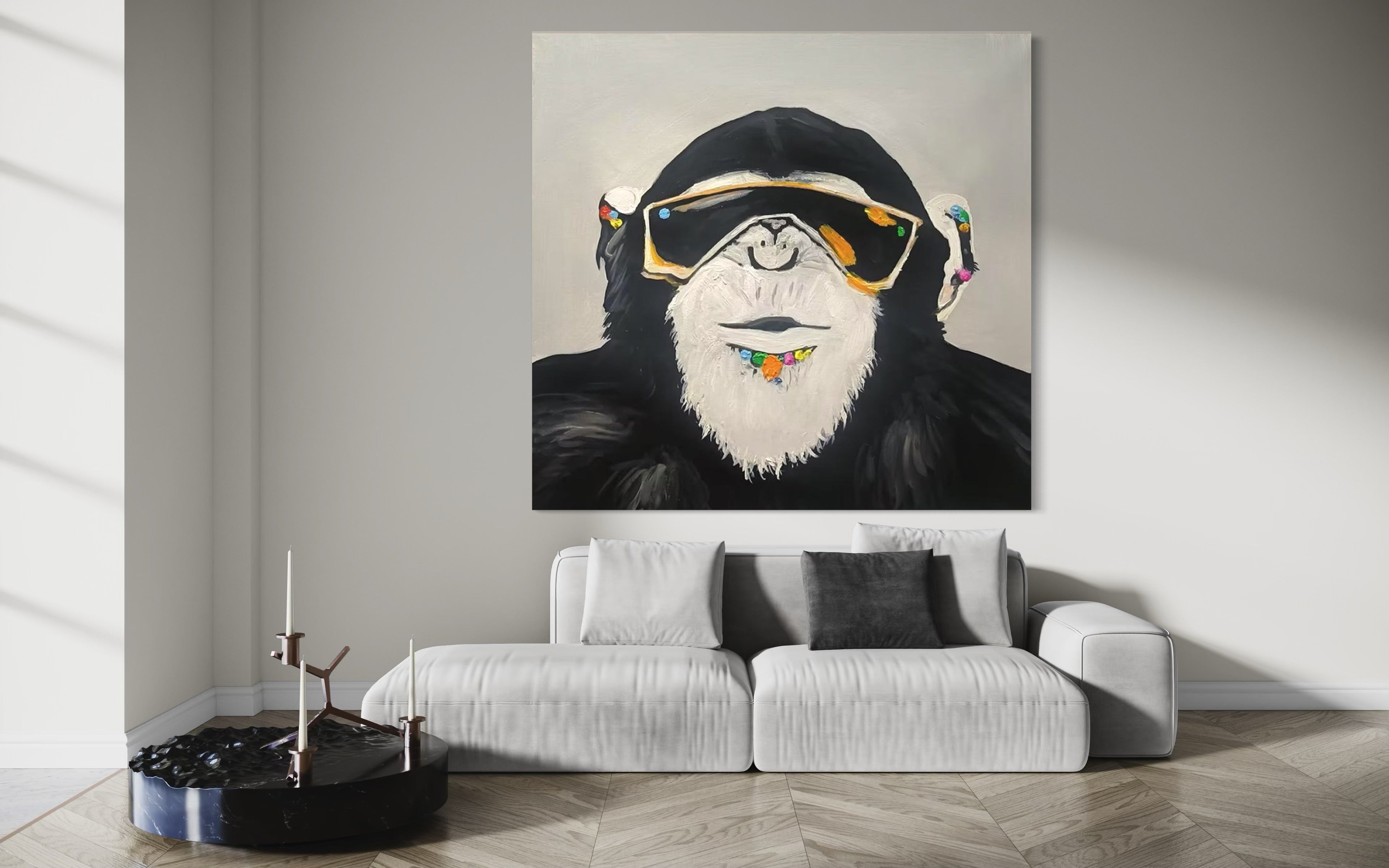 Chill Like a Chimp - Hand Painting