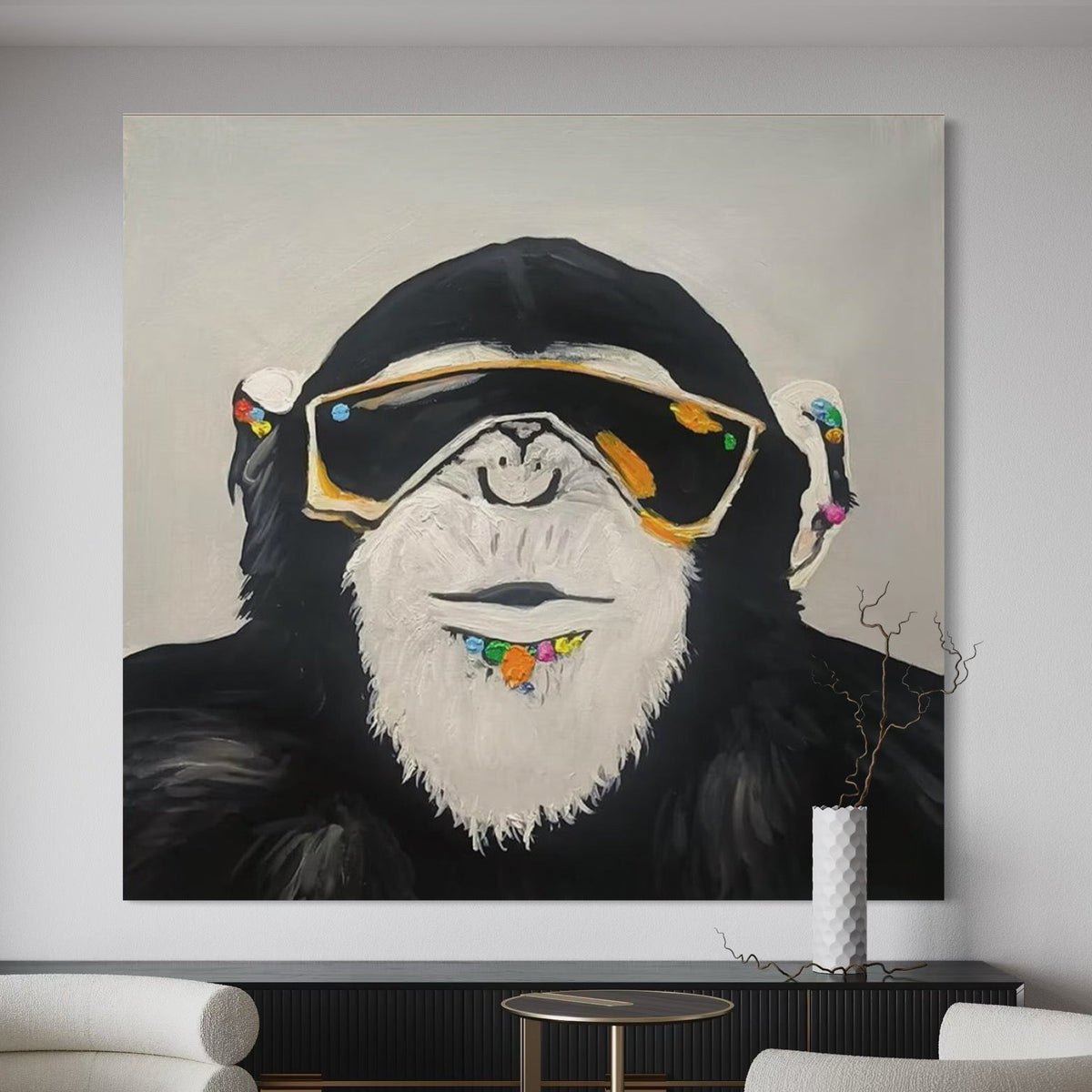Chill Like a Chimp - Hand Painting