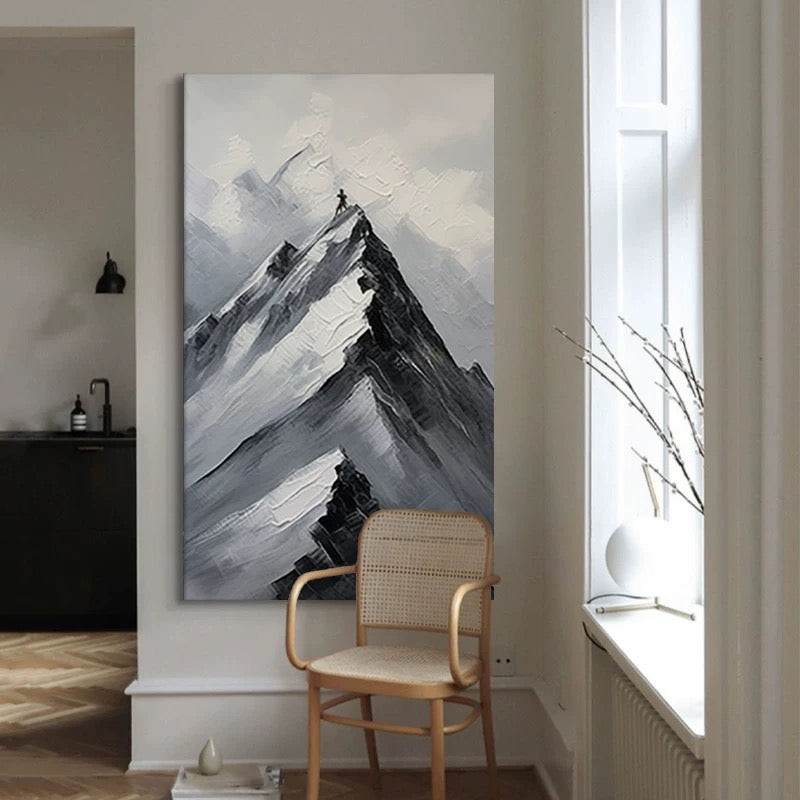 Between Snow and Stone - Hand Painting