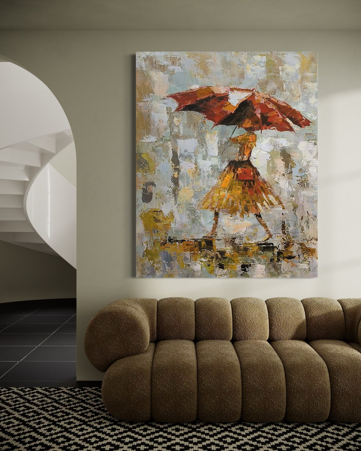 Pattering on the Pavé Dining Room Wall Art