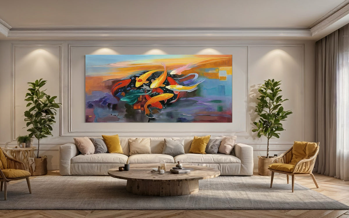 Still Waters Moving Dreams - Hand Painting