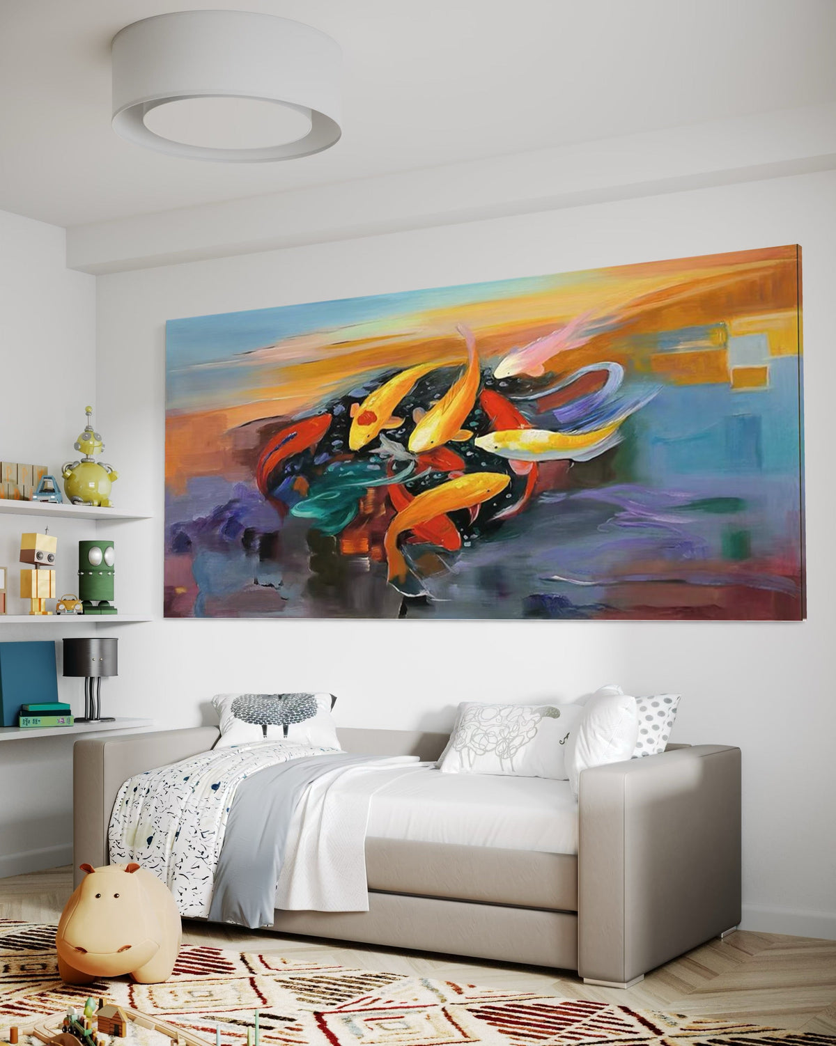 Still Waters Moving Dreams - Hand Painting